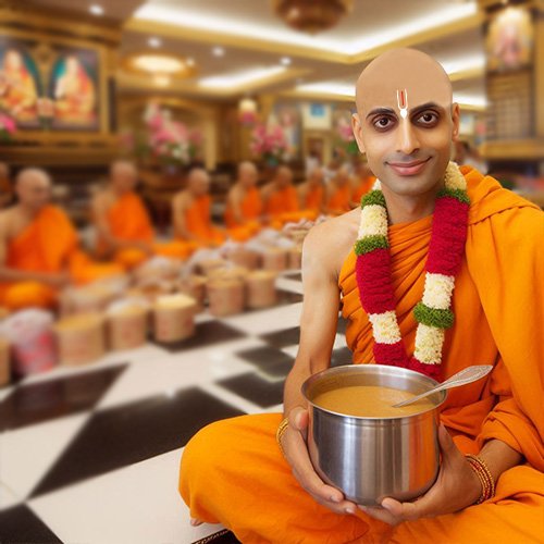 Sadhu Seva at Iskcon Wavecity